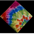 Circular Tie Dye Pattern Bandanna